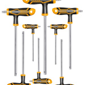 INGCO – T-handle Torx Wrench Set (8 Pieces) INGCO – T-handle Torx Wrench Set (8 Pieces)