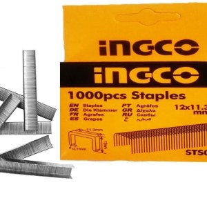 INGCO – Staples – 12mm (width: 0.7mm) -1000 Pieces INGCO – Staples – 12mm (width: 0.7mm) -1000 Pieces