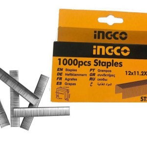 INGCO – Staples – 12mm (width: 1.12mm) -1000 Pieces INGCO – Staples – 12mm (width: 1.12mm) -1000 Pieces
