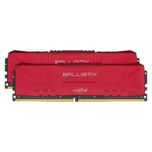 Crucial Ballistix 16GB DDR4 3200MHz Desktop Gaming Memory – Red Crucial Ballistix 16GB DDR4 3200MHz Desktop Gaming Memory – Red
