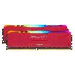 Crucial Ballistix RGB 16GB DDR4 3200MHz Desktop Gaming Memory – Red Crucial Ballistix RGB 16GB DDR4 3200MHz Desktop Gaming Memory – Red