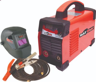 Matweld Welder Inverter 200A + Helmet Combo Matweld Welder Inverter 200A + Helmet Combo