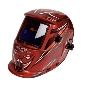 Matweld Helmet Auto Dark with GrIndustrial Red Matweld Helmet Auto Dark with GrIndustrial Red