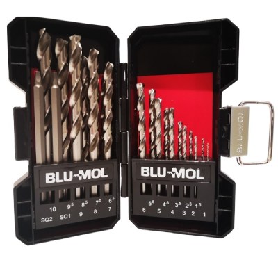 Blu-Mol Extreme – Drill Bit Set / High Speed Steel (HSS) Set – 19 Piece Blu-Mol Extreme – Drill Bit Set / High Speed Steel (HSS) Set – 19 Piece