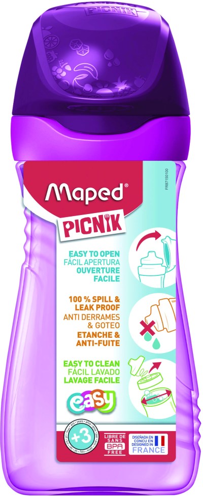 Maped Picnik Origins 430ml Water Bottle – Pink Maped Picnik Origins 430ml Water Bottle – Pink