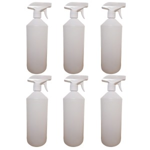 Bulk Pack 6 x Trigger Spray Bottles – 1L Bulk Pack 6 x Trigger Spray Bottles – 1L