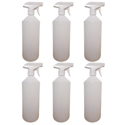 Bulk Pack 6 x Trigger Spray Bottles – 1L Bulk Pack 6 x Trigger Spray Bottles – 1L