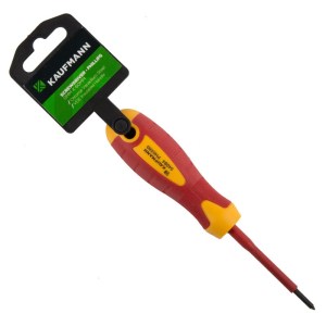 Kaufmann ScrewDriver Insulated Phillips Ph0 X 60mm Kaufmann ScrewDriver Insulated Phillips Ph0 X 60mm