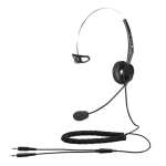 Calltel T800 Mono-Ear Noise-Cancelling Headset – Dual 3.5mm Jacks Calltel T800 Mono-Ear Noise-Cancelling Headset – Dual 3.5mm Jacks