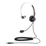 Calltel T800 Mono-Ear Noise-Cancelling Headset – Single 3.5mm Jack Calltel T800 Mono-Ear Noise-Cancelling Headset – Single 3.5mm Jack