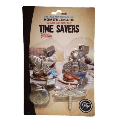 Table Cloth Weights / Clamps – 4 Piece (Flying Insects) Table Cloth Weights / Clamps – 4 Piece (Flying Insects)
