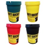 4 x Butt Buckets – Tub Ashtrays / Cigarette Buds Ash Trays (Medium) 4 x Butt Buckets – Tub Ashtrays / Cigarette Buds Ash Trays (Medium)
