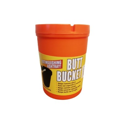 Butt Bucket – Ashtray / Cigarette Buds Ash Tray – Orange (Jumbo) Butt Bucket – Ashtray / Cigarette Buds Ash Tray – Orange (Jumbo)