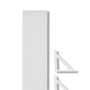 MTS Home Bracket & Shelf 600mm x 200mm – White MTS Home Bracket & Shelf 600mm x 200mm – White