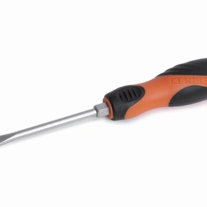 Kendo Slotted Screwdriver with Hex Bolster 8x200mm Kendo Slotted Screwdriver with Hex Bolster 8x200mm