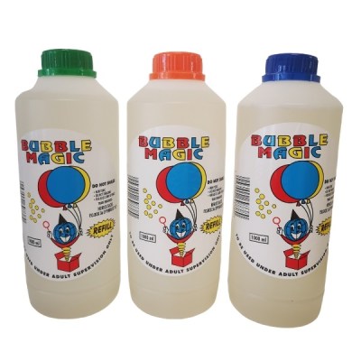 Bubbles – Blowing Bubble Refills (Bulk pack of 3) – 1 Litre Bottles Bubbles – Blowing Bubble Refills (Bulk pack of 3) – 1 Litre Bottles
