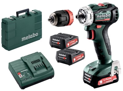 Metabo-POWERMAXX Brushless Drill/Screwdriver COMBO – BS 12 BL Q (601039500) Metabo-POWERMAXX Brushless Drill/Screwdriver COMBO – BS 12 BL Q (601039500)