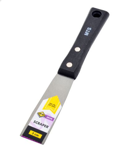 MTS Scraper Black Handle 3cm MTS Scraper Black Handle 3cm