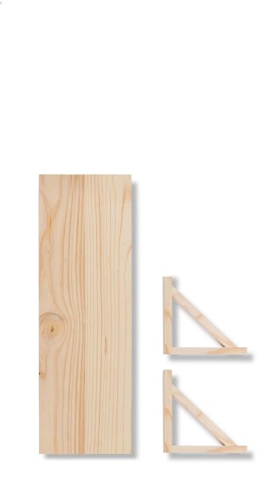 MTS Home Bracket & Shelf 450mmx200mm Raw MTS Home Bracket & Shelf 450mmx200mm Raw