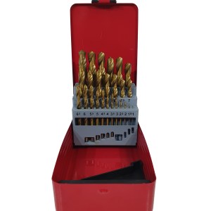 Eurotool 25 Piece Titanium Drill Bit Set Eurotool 25 Piece Titanium Drill Bit Set
