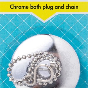 MTS Home Bath Plug Chrome & Chain MTS Home Bath Plug Chrome & Chain