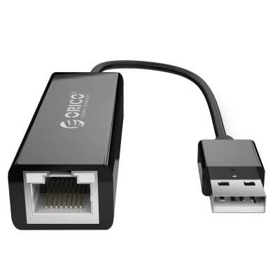 Orico USB2.0 Fast Ethernet Adapter – Black Orico USB2.0 Fast Ethernet Adapter – Black