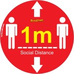 Covid 19 – 400mm Round Social Distancing Graphic – Tork Craft Double Arrow Social Red Please Covid 19 – 400mm Round Social Distancing Graphic – Tork Craft Double Arrow Social Red Please