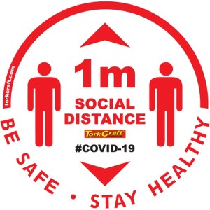 Covid 19 – 300mm Round Social Distancing Graphic – Tork Craft Double Arrow Filled Social White Covid 19 – 300mm Round Social Distancing Graphic – Tork Craft Double Arrow Filled Social White