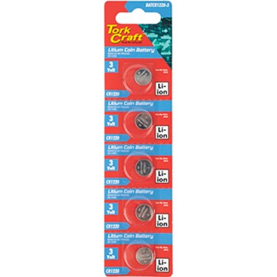 Cr1220 3V Lithium Coin Battery X5 Pack (Moq 20) Cr1220 3V Lithium Coin Battery X5 Pack (Moq 20)