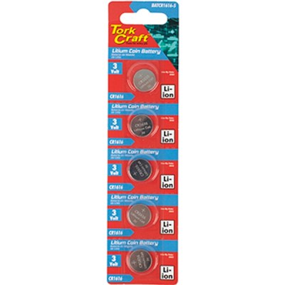 Cr1616 3V Lithium Coin Battery X5 Pack (Moq 20) Cr1616 3V Lithium Coin Battery X5 Pack (Moq 20)