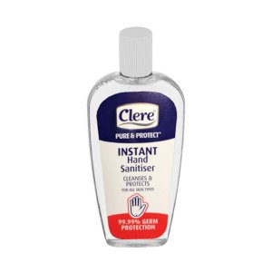 Clere Hand Sanitizer – 1 X 100ml – 65% Alcohol Content Clere Hand Sanitizer – 1 X 100ml – 65% Alcohol Content