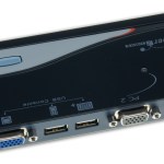 Rextron 2-Port USB KVM Switch With Cables Rextron 2-Port USB KVM Switch With Cables