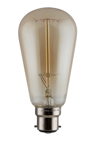 Eurolux Filament Cb Amber B22 40W Eurolux Filament Cb Amber B22 40W