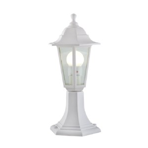 Eurolux Lantern Wall 6 Panel Pedestal White Eurolux Lantern Wall 6 Panel Pedestal White
