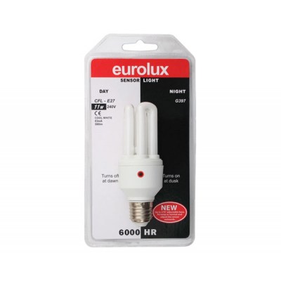 Eurolux Lamp CFL 11W E27 D/N CW Eurolux Lamp CFL 11W E27 D/N CW