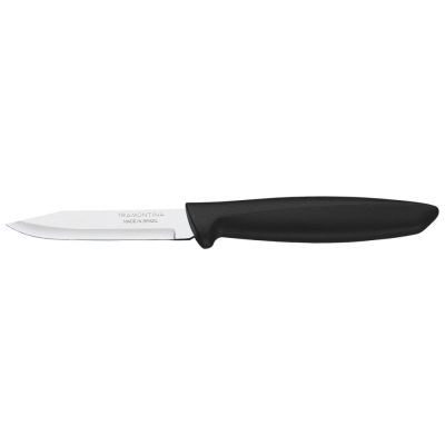 Tramontina 3 (8cm)” Paring Knife, Plenus Range, Dishwasher Safe – Black, Silver Tramontina 3 (8cm)” Paring Knife, Plenus Range, Dishwasher Safe – Black, Silver