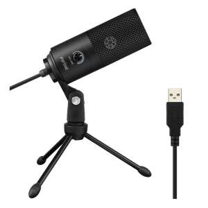 Fifine K669B Cardioid USB Condenser Microphone with Tripod – Black Fifine K669B Cardioid USB Condenser Microphone with Tripod – Black