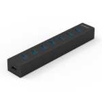 Orico 7 Port USB3.0 Aluminium Hub – Black Orico 7 Port USB3.0 Aluminium Hub – Black