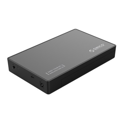 Orico 2.5″/3.5″ USB-C External HDD Enclosure – Black Orico 2.5″/3.5″ USB-C External HDD Enclosure – Black