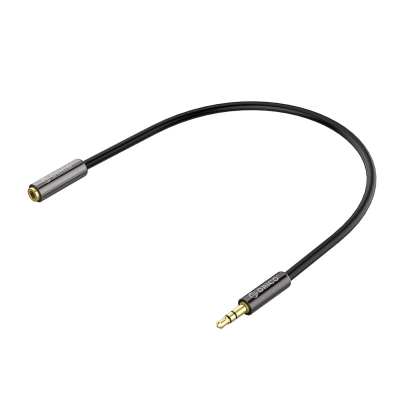 Orico 1.5m Male to Female AUX Extender Cable – Black Orico 1.5m Male to Female AUX Extender Cable – Black