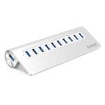 Orico Aluminium Alloy 10 Port USB3.0 HUB – Silver Orico Aluminium Alloy 10 Port USB3.0 HUB – Silver