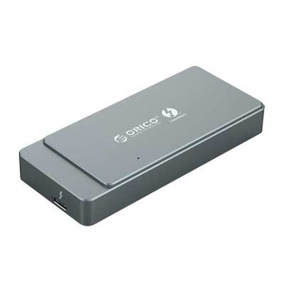 Orico M.2 NVME Thunderbolt 3 SSD Enclosure – Grey Orico M.2 NVME Thunderbolt 3 SSD Enclosure – Grey