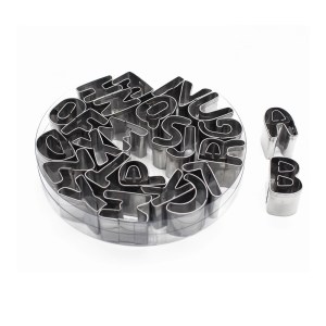 Baking Alphabet Cookie Shapes Baking Alphabet Cookie Shapes