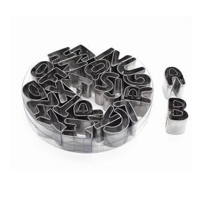 Baking Alphabet Cookie Shapes Baking Alphabet Cookie Shapes