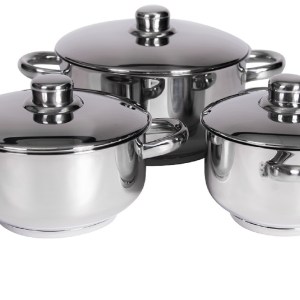 Xcalibur Line Chef – 6 Piece Stainless Steel Cookware Set Xcalibur Line Chef – 6 Piece Stainless Steel Cookware Set