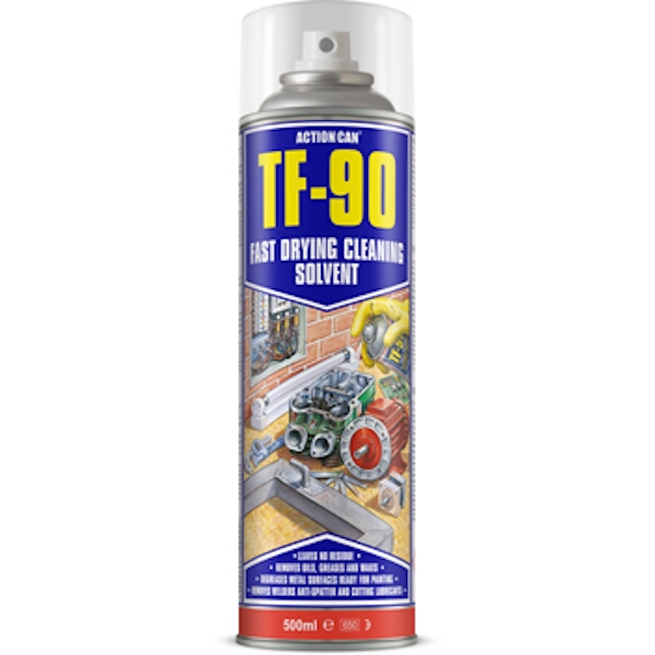 Action Can Fast Dry Cleaning Solvent Tf-90 500Ml Action Can Fast Dry Cleaning Solvent Tf-90 500Ml
