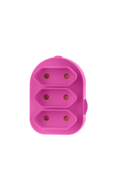 Electricmate Triple Euromate Adaptor – Pink Electricmate Triple Euromate Adaptor – Pink
