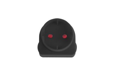 Electricmate Schuko Adaptor – Black Electricmate Schuko Adaptor – Black