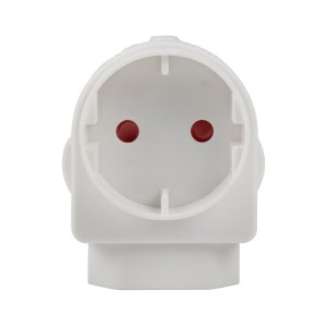 Electricmate Schuko/Euromate Adaptor – White Electricmate Schuko/Euromate Adaptor – White