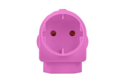 Electricmate Schuko/Euromate Adaptor – Pink Electricmate Schuko/Euromate Adaptor – Pink